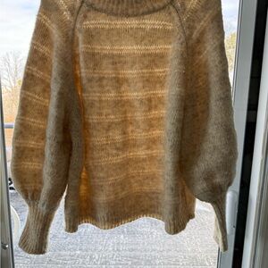 Only Cream Turtleneck Sweater